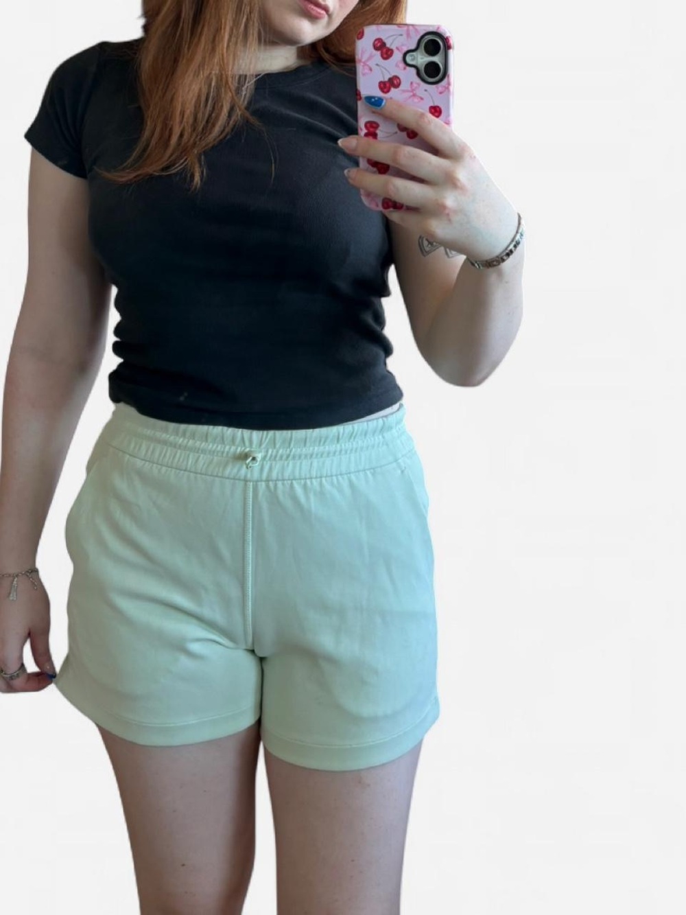 Lululemon Softstreme High-Rise Shorts 4" | Kohlrabi Green | Size 6